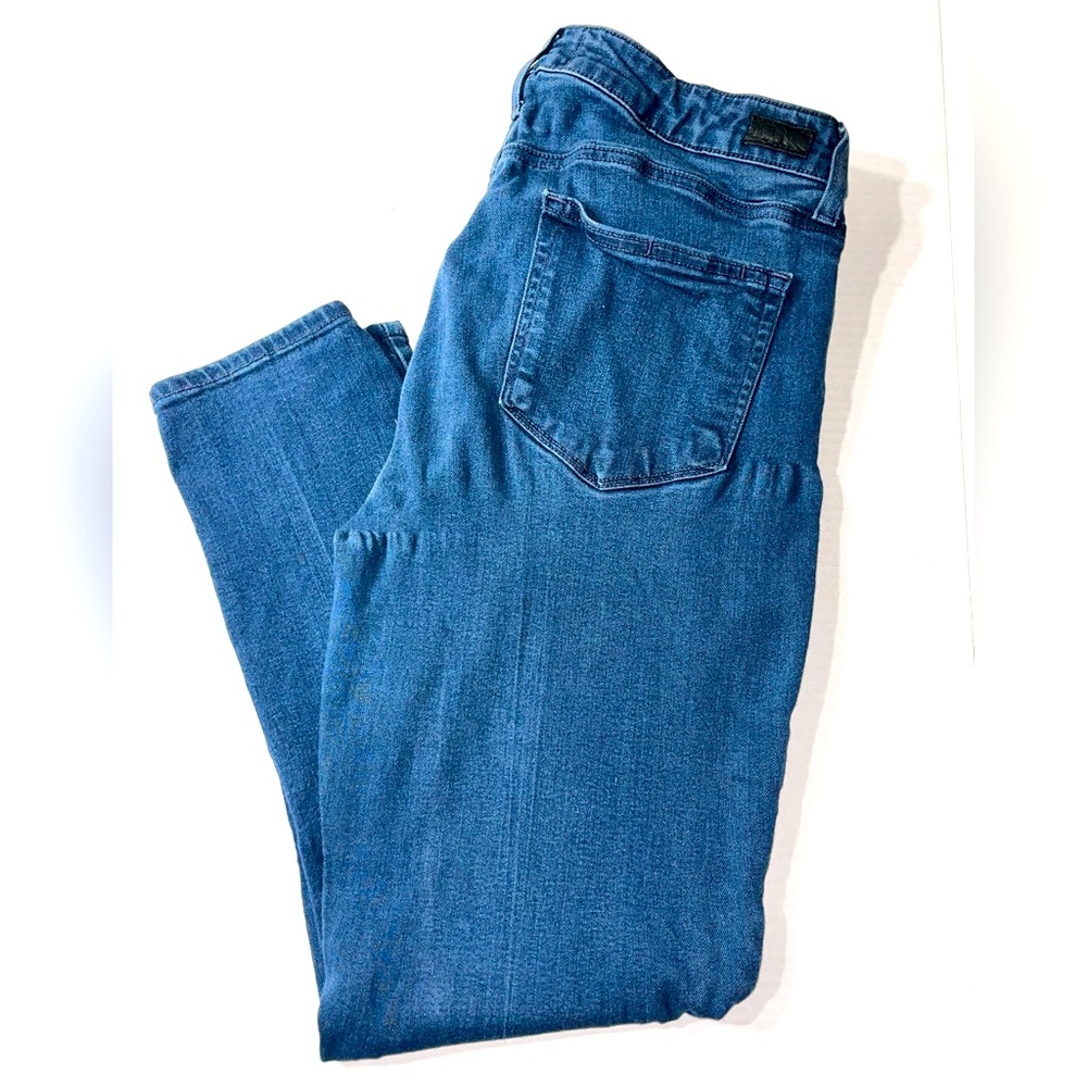 Paige Jeans Women’s 32 X 26 Verdugo‎ Ankle Stretch Dark Wash Cropped Luxury